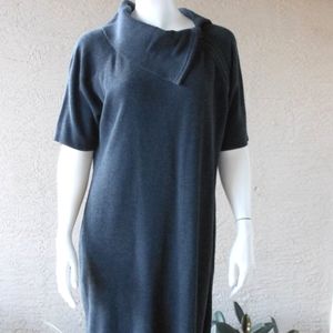 CALVIN KLEIN Grey Sweater Dress Size XL/14